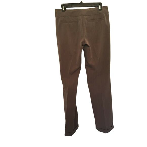 The Limited Drew Fit Brown Cuffed low rise Pants Size 6 - Picture 10 of 12